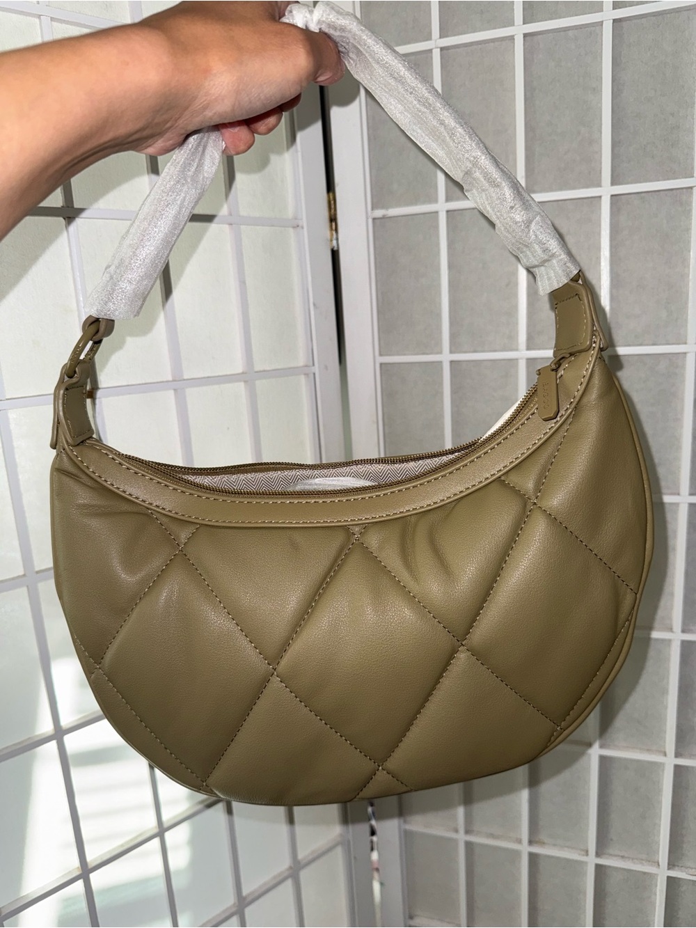 Brand new khaki purse